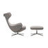 Grand Repos Lounge Chair & Ottoman / Fabric